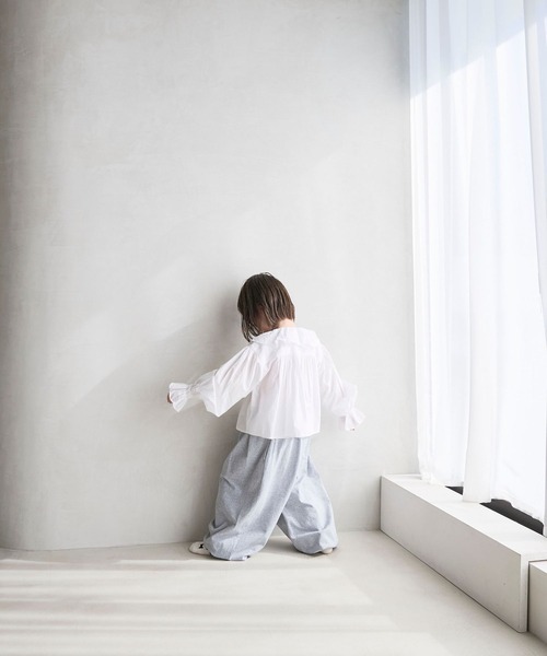 LOWRYS FARM（ローリーズファーム）の「カットバルーンパンツ　631066（スウェットパンツ・キッズ・ブラック/レッド/グレー・150cm/140cm/130cm/120cm/110cm）」の7枚目の写真