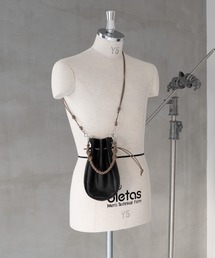 SENTI（センティ）の「Dyneema Leather MEDICINE BAG M+HAND STRAP / ダイニーマレザー メディスンバッグ M+ハンドストラップ（ショルダーバッグ）」