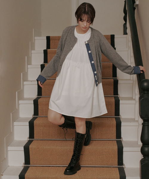 ELIZABETH STUART(エリザベスステュアート)の「プラットフォームレースアップロングワーカーブーツ EBAL157760(ブーツ・レディース・ブラック・FREE/40/39/38/37/36)」の6枚目の写真