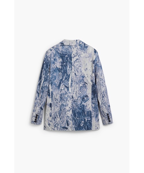 Desigual(デシグアル)の「フォトグラフィックプリント ブルーレギュラーフィットブレザー(テーラードジャケット・レディース・ブルー・M/L/XL/S/XS)」の3枚目の写真