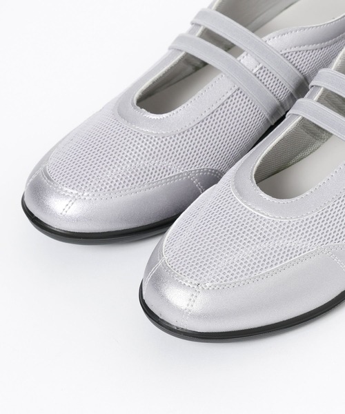 LEPSIM（レプシィム）の「ストラップバレエスニーパー　636592（パンプス・レディース・ブラック/シルバー/レオパード・MEDIUM/LARGE）」の11枚目の写真