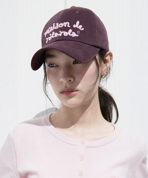 MAISON DE ROLA EMBROIDERY CAP WINE（キャップ）｜ROLAROLA（ロラロラ）のファッション通販 - ZOZOTOWN