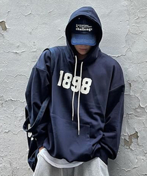 THE MILE（ザマイル）の「1898 GARMENTS SWEAT HOODIE [NAVY]（パーカー）」
