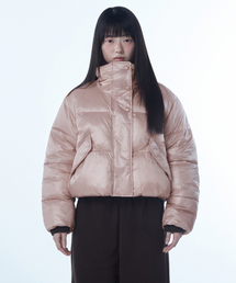 MUSINSA STANDARD WOMAN | ウィメンズデイリープファーグロッシーショートダウンジャケット[ピンク](ダウンジャケット/コート)