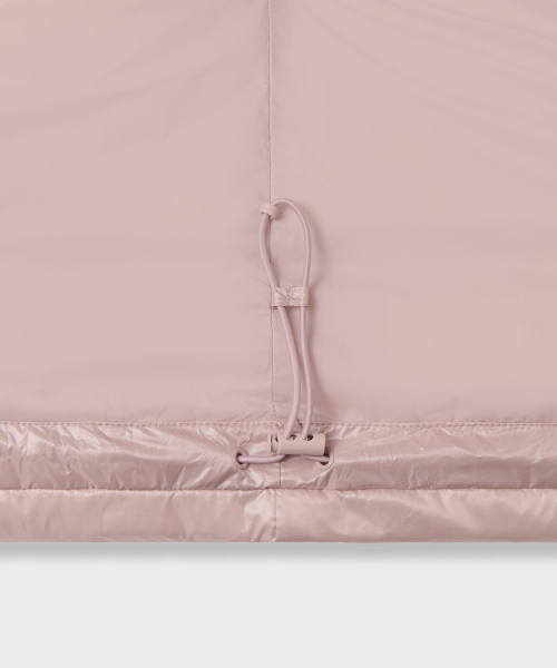 MUSINSA STANDARD WOMAN（ムシンサスタンダードウーマン）の「ウィメンズデイリープファーグロッシーショートダウンジャケット[ピンク]（ダウンジャケット/コート・レディース・その他・MEDIUM/SMALL/X-SMALL/LARGE）」の7枚目の写真