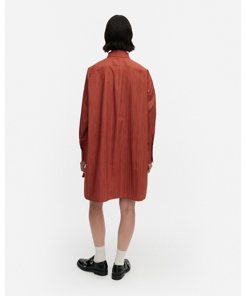 marimekko（マリメッコ）の「Kuvitelma Piccolo / shirt dress（ワンピース・レディース・レンガ・36/34/38/40）」の3枚目の写真