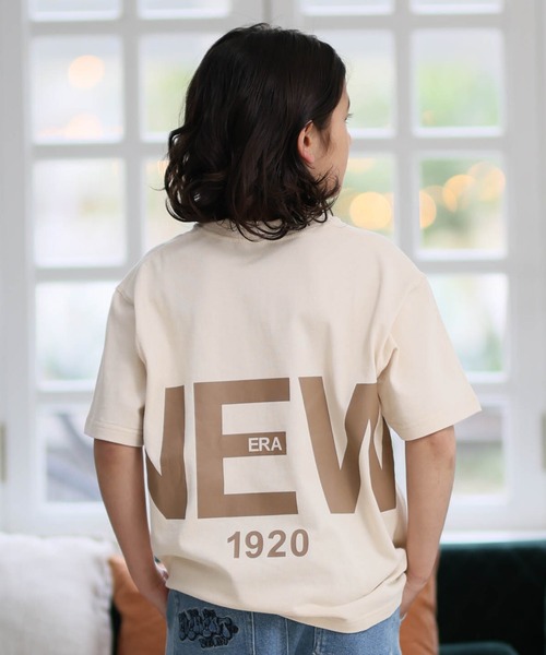NEW ERA（ニューエラ）の「NEW ERA/ニューエラ キッズ 半袖 バックプリント YTH SS CT ZOOM LOGO ムラサキスポーツ限定（Tシャツ/カットソー・キッズ・クリーム/ブラック/ホワイト・130cm/150cm/160cm/140cm）」の5枚目の写真