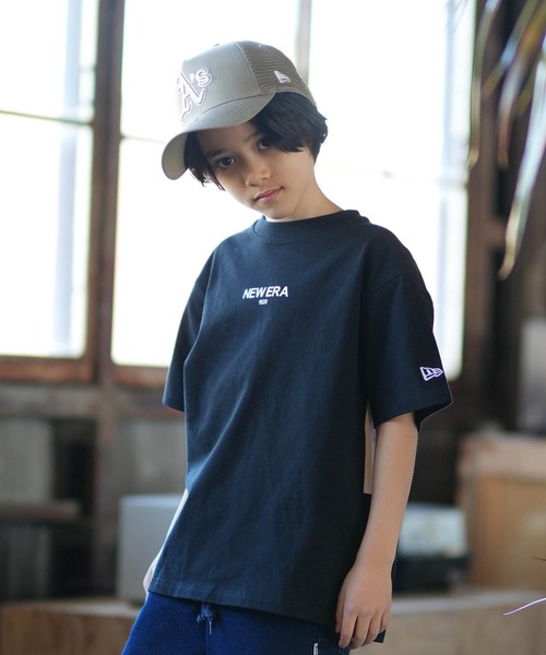 NEW ERA（ニューエラ）の「NEW ERA/ニューエラ キッズ 半袖 バックプリント YTH SS CT ZOOM LOGO ムラサキスポーツ限定（Tシャツ/カットソー・キッズ・クリーム/ブラック/ホワイト・130cm/150cm/160cm/140cm）」の17枚目の写真