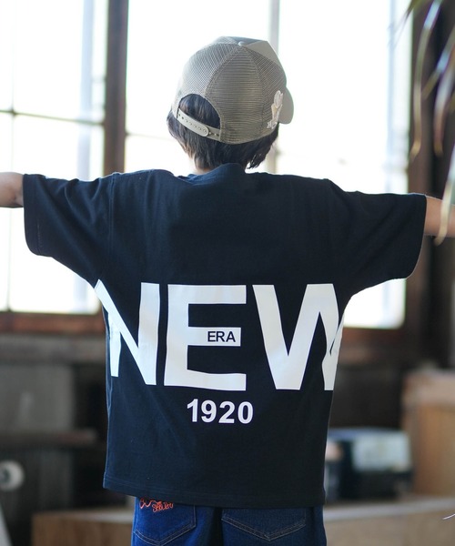 NEW ERA（ニューエラ）の「NEW ERA/ニューエラ キッズ 半袖 バックプリント YTH SS CT ZOOM LOGO ムラサキスポーツ限定（Tシャツ/カットソー・キッズ・クリーム/ブラック/ホワイト・130cm/150cm/160cm/140cm）」の18枚目の写真