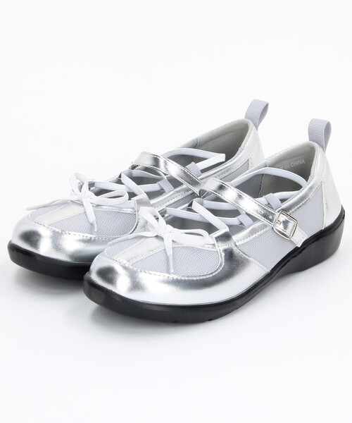 FREAK'S STORE（フリークスストア）の「レースアップ バレエシューズ/バレエスニーカー（バレエシューズ・レディース・シルバー/ブラック/ブラウン・23.5cm/24.0cm/24.5cm）」の13枚目の写真