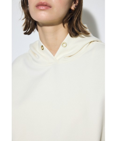 AZUL by moussy（アズールバイマウジー）の「ダンボールパーカー（パーカー・レディース・オフホワイト/杢グレー/ブラック・SMALL/MEDIUM）」の10枚目の写真