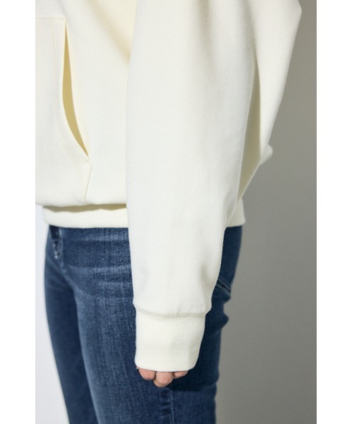 AZUL by moussy（アズールバイマウジー）の「ダンボールパーカー（パーカー・レディース・オフホワイト/杢グレー/ブラック・SMALL/MEDIUM）」の13枚目の写真