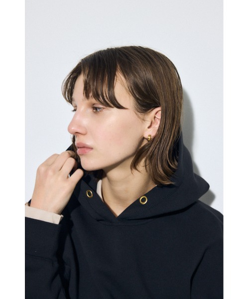 AZUL by moussy（アズールバイマウジー）の「ダンボールパーカー（パーカー・レディース・オフホワイト/杢グレー/ブラック・SMALL/MEDIUM）」の15枚目の写真