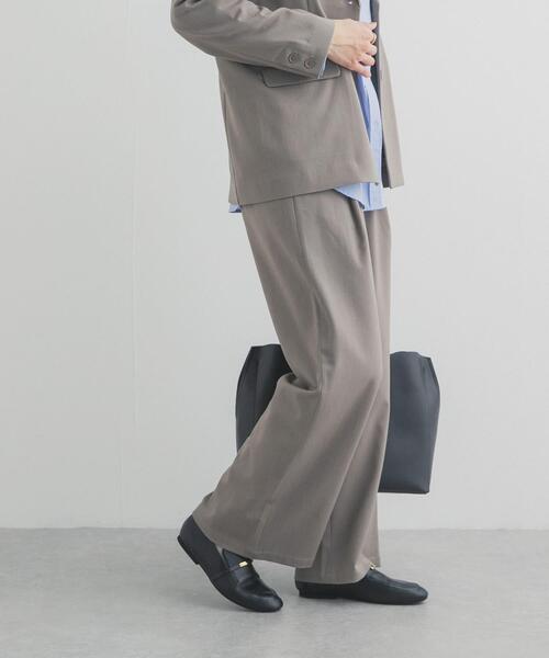 URBAN RESEARCH DOORS(アーバンリサーチドアーズ)の「『仁村紗和さん着用』『UR TECH』完声フロントタックイージーパンツ(その他パンツ・レディース・グレー系その他/ブラック/ネイビー・MEDIUM/SMALL/LARGE)」の18枚目の写真