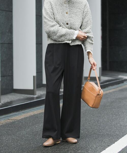 URBAN RESEARCH DOORS(アーバンリサーチドアーズ)の「『仁村紗和さん着用』『UR TECH』完声フロントタックイージーパンツ(その他パンツ・レディース・グレー系その他/ブラック/ネイビー・MEDIUM/SMALL/LARGE)」の5枚目の写真