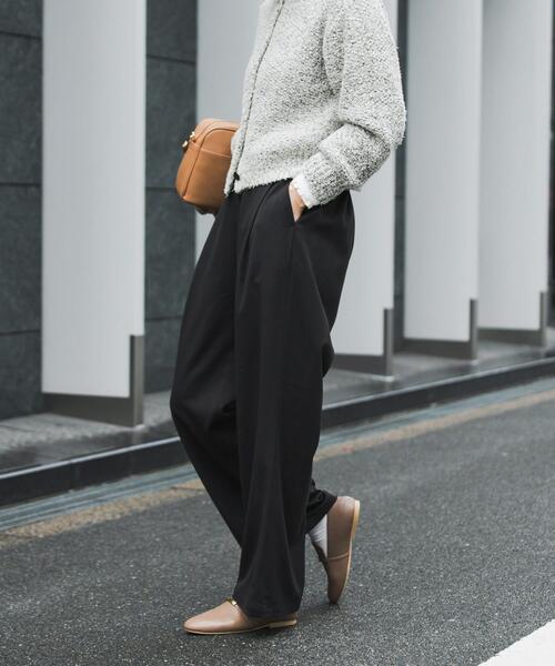 URBAN RESEARCH DOORS(アーバンリサーチドアーズ)の「『仁村紗和さん着用』『UR TECH』完声フロントタックイージーパンツ(その他パンツ・レディース・グレー系その他/ブラック/ネイビー・MEDIUM/SMALL/LARGE)」の7枚目の写真