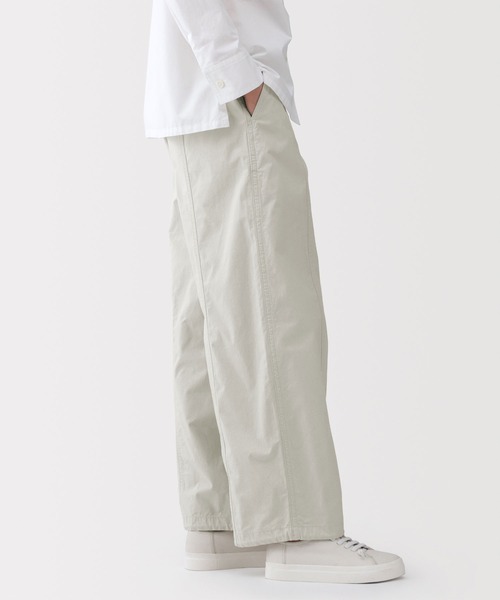 MUJI Labo（ムジラボ）の「〔MUJI Labo〕婦人　コットン　ライトキャンバス　ドローストリングパンツ（その他パンツ・レディース・サンドベージュ/ブラック・L/M/S/XL）」の11枚目の写真