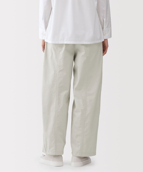MUJI Labo（ムジラボ）の「〔MUJI Labo〕婦人　コットン　ライトキャンバス　ドローストリングパンツ（その他パンツ・レディース・サンドベージュ/ブラック・L/M/S/XL）」の12枚目の写真