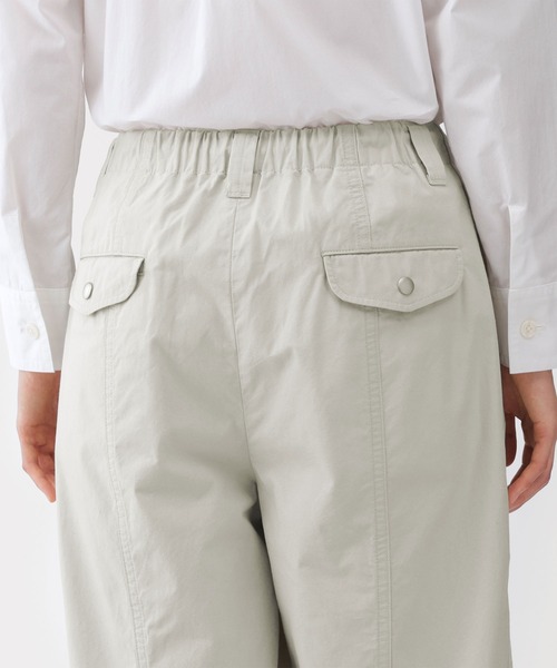 MUJI Labo（ムジラボ）の「〔MUJI Labo〕婦人　コットン　ライトキャンバス　ドローストリングパンツ（その他パンツ・レディース・サンドベージュ/ブラック・L/M/S/XL）」の14枚目の写真