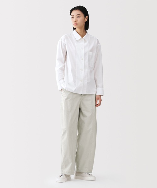 MUJI Labo（ムジラボ）の「〔MUJI Labo〕婦人　コットン　ライトキャンバス　ドローストリングパンツ（その他パンツ・レディース・サンドベージュ/ブラック・L/M/S/XL）」の9枚目の写真