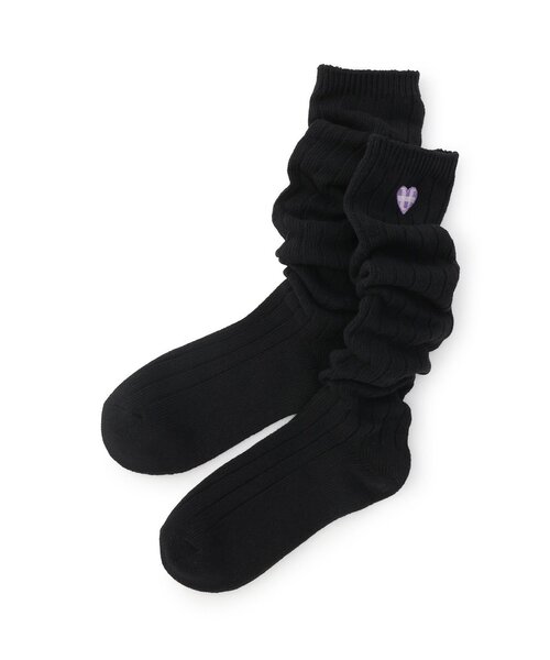 LOVETOXIC(ラブトキシック)の「【推し活】カラールーズソックス(ソックス/靴下・キッズ・オフホワイト/ピンク/レッド/イエロー/パープル/オレンジ/グリーン/ブラック/ブルー・F)」の2枚目の写真