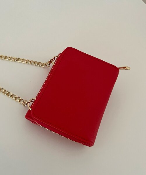 prose verse（プロズヴェール）の「チェーンショルダー付きキルティングミニ財布（財布・レディース・レッド/ベージュ/ブラック・FREE）」の10枚目の写真