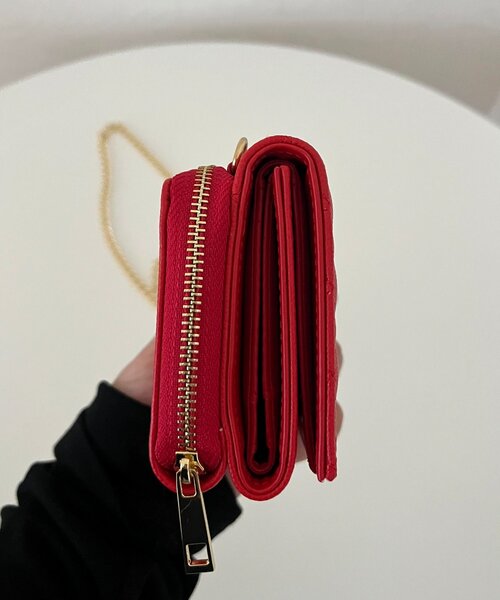 prose verse（プロズヴェール）の「チェーンショルダー付きキルティングミニ財布（財布・レディース・レッド/ベージュ/ブラック・FREE）」の11枚目の写真