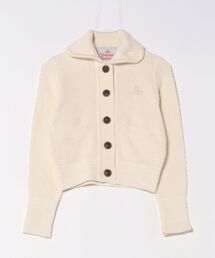 フラッフィーニットラグランスリーブトップ Vivienne Westwood ﾌﾗｯﾌｨｰﾆｯﾄﾗｸﾞﾗﾝｽﾘｰﾌﾞﾄｯﾌﾟ（カーディガン/ボレロ）｜Vivienne Westwood