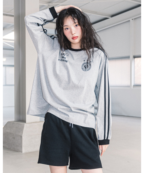 HAVISM(ヘビズム)の「LLF UNIFORM L/S TEE(GREY)(Tシャツ/カットソー・レディース・その他・ONE SIZE)」の1枚目の写真