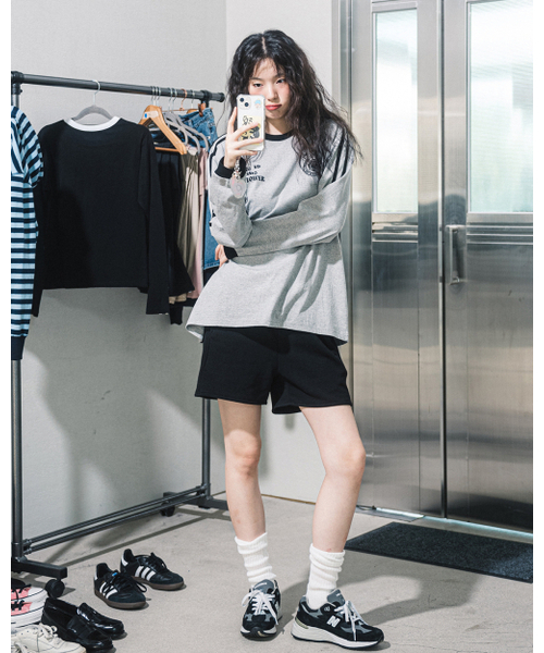 HAVISM(ヘビズム)の「LLF UNIFORM L/S TEE(GREY)(Tシャツ/カットソー・レディース・その他・ONE SIZE)」の2枚目の写真
