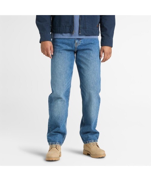 Timberland(ティンバーランド)の「オーセンティック デニム パンツ メンズ(デニムパンツ・メンズ・ブルー・36inch/34inch/32inch/30inch)」の1枚目の写真
