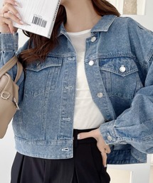 Ada.（エイダ）の「ボリュームスリーブ デニムジャケット（デニムジャケット）」