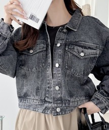 Ada.（エイダ）の「ボリュームスリーブ デニムジャケット（デニムジャケット）」