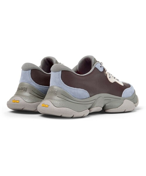 CAMPER（カンペール）の「[カンペール] KARST 2 / レザースニーカー（スニーカー・レディース・ダークブラウン・23.5cm/23.0cm/24.0cm/25.0cm/25.5cm/22.5cm）」の3枚目の写真