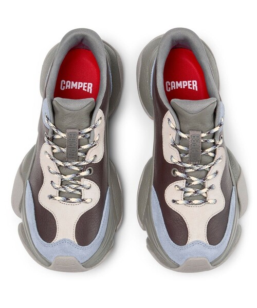 CAMPER（カンペール）の「[カンペール] KARST 2 / レザースニーカー（スニーカー・レディース・ダークブラウン・23.5cm/23.0cm/24.0cm/25.0cm/25.5cm/22.5cm）」の4枚目の写真