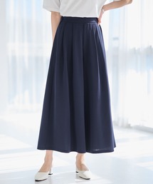 上品ドレープパンツ レギュラー丈