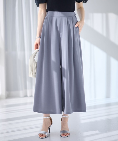 alotta（アロッタ）の「上品ドレープパンツ　レギュラー丈（その他パンツ・レディース・ブラック/グレイッシュベージュ/ネイビー/グレイッシュブルー・M/LL/L）」の19枚目の写真