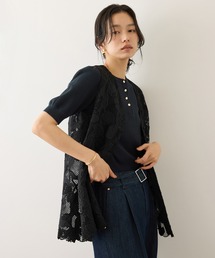 ROPE'（ロペ）の「前後2WAY5分袖プルオーバー/イージーケア（ニット/セーター）」