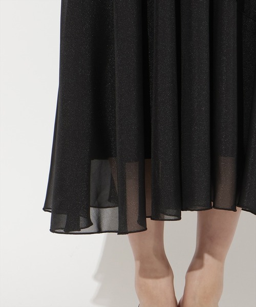 AND COUTURE リボン付きニットドッキングワンピース AND COUTURE（アンドクチュール）の「リボン付きニットドッキング