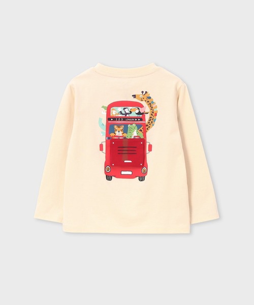 Paul Smith JUNIOR(ポールスミスジュニア)の「ボーイズ アニマル ギミック Tシャツ / 893195 3561202(Tシャツ/カットソー・キッズ・ベージュ/ブルー・110cm/100cm/130cm/120cm)」の5枚目の写真