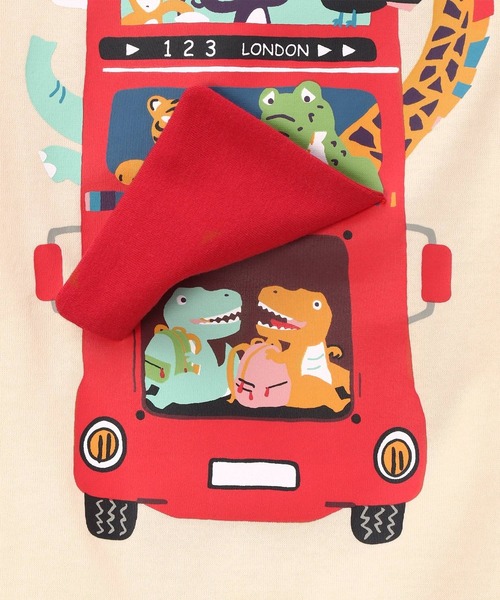 Paul Smith JUNIOR(ポールスミスジュニア)の「ボーイズ アニマル ギミック Tシャツ / 893195 3561202(Tシャツ/カットソー・キッズ・ベージュ/ブルー・110cm/100cm/130cm/120cm)」の6枚目の写真