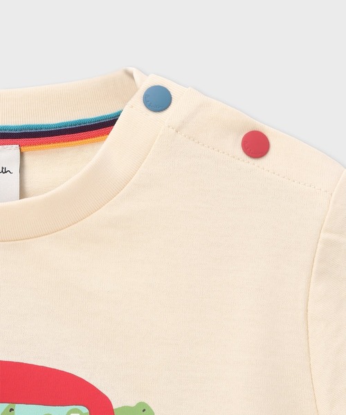 Paul Smith JUNIOR(ポールスミスジュニア)の「ボーイズ アニマル ギミック Tシャツ / 893195 3561202(Tシャツ/カットソー・キッズ・ベージュ/ブルー・110cm/100cm/130cm/120cm)」の7枚目の写真