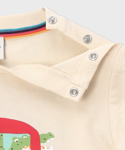 Paul Smith JUNIOR(ポールスミスジュニア)の「ボーイズ アニマル ギミック Tシャツ / 893195 3561202(Tシャツ/カットソー・キッズ・ベージュ/ブルー・110cm/100cm/130cm/120cm)」の8枚目の写真