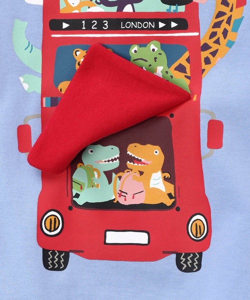Paul Smith JUNIOR(ポールスミスジュニア)の「ボーイズ アニマル ギミック Tシャツ / 893195 3561202(Tシャツ/カットソー・キッズ・ベージュ/ブルー・110cm/100cm/130cm/120cm)」の12枚目の写真