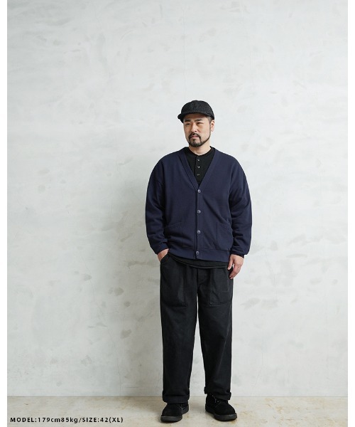 WAIPER.inc（ワイパーインク）の「WAIPER.inc 米軍 U.S.AIR CORPS スウェットカーディガン【WP1149】（カーディガン/ボレロ・メンズ・ブラック/ネイビー/ヘザーグレー・42/40/38）」の7枚目の写真