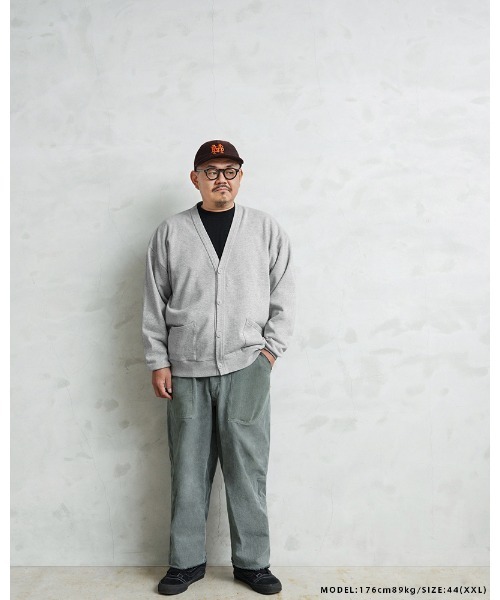 WAIPER.inc（ワイパーインク）の「WAIPER.inc 米軍 U.S.AIR CORPS スウェットカーディガン【WP1149】（カーディガン/ボレロ・メンズ・ブラック/ネイビー/ヘザーグレー・42/40/38）」の8枚目の写真