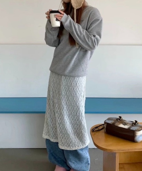 SHOUYO（ショウヨウ）の「シアーレース ロングワンピース（ワンピース・レディース・オフホワイト・M）」の5枚目の写真
