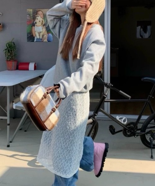 SHOUYO（ショウヨウ）の「シアーレース ロングワンピース（ワンピース・レディース・オフホワイト・M）」の14枚目の写真