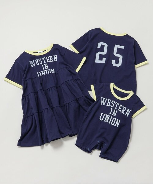 BREEZE（ブリーズ）の「【リンク】リンガー配色3柄ロゴTシャツ（Tシャツ/カットソー・キッズ・レッド/ネイビー/アイボリー・110/100/90/80/120/140/130）」の9枚目の写真