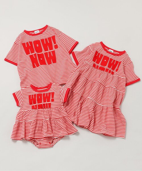 BREEZE（ブリーズ）の「【リンク】リンガー配色3柄ロゴTシャツ（Tシャツ/カットソー・キッズ・レッド/ネイビー/アイボリー・110/100/90/80/120/140/130）」の10枚目の写真